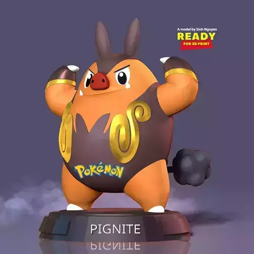 Pignite - Pokemon Fanart