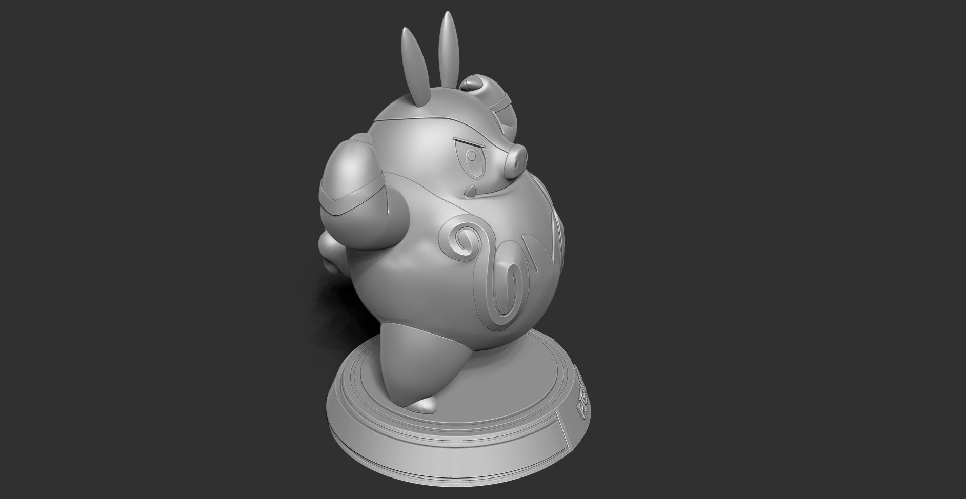 Pignite - Pokemon Fanart 3D print model_17