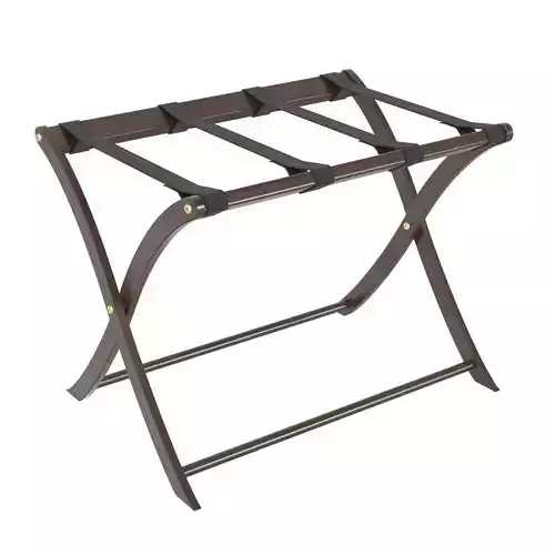 Winsome Wood Scarlett Storage Organization Luggage Rack 3D model