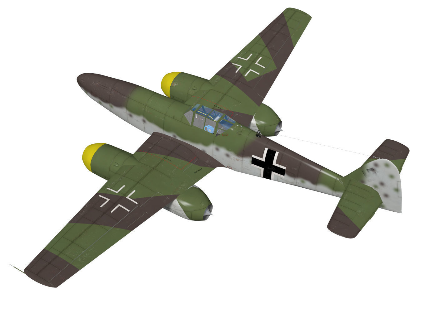 Messerschmitt Bf 109TL 3D model