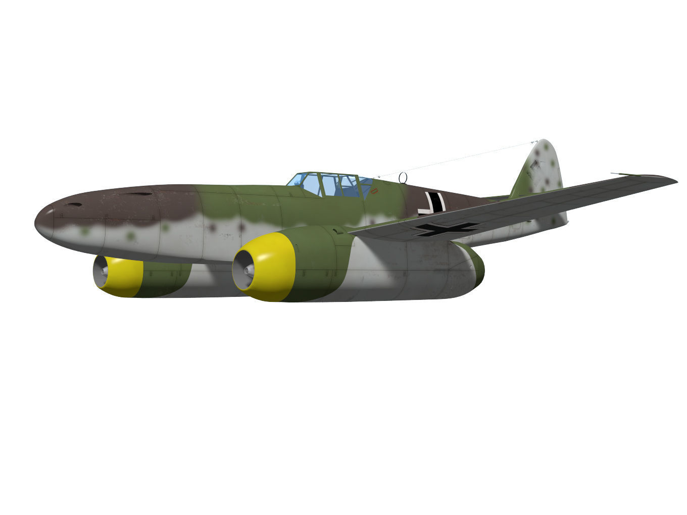 Messerschmitt Bf 109TL 3D model