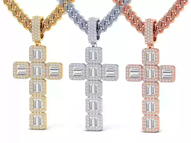 cross with baguettes