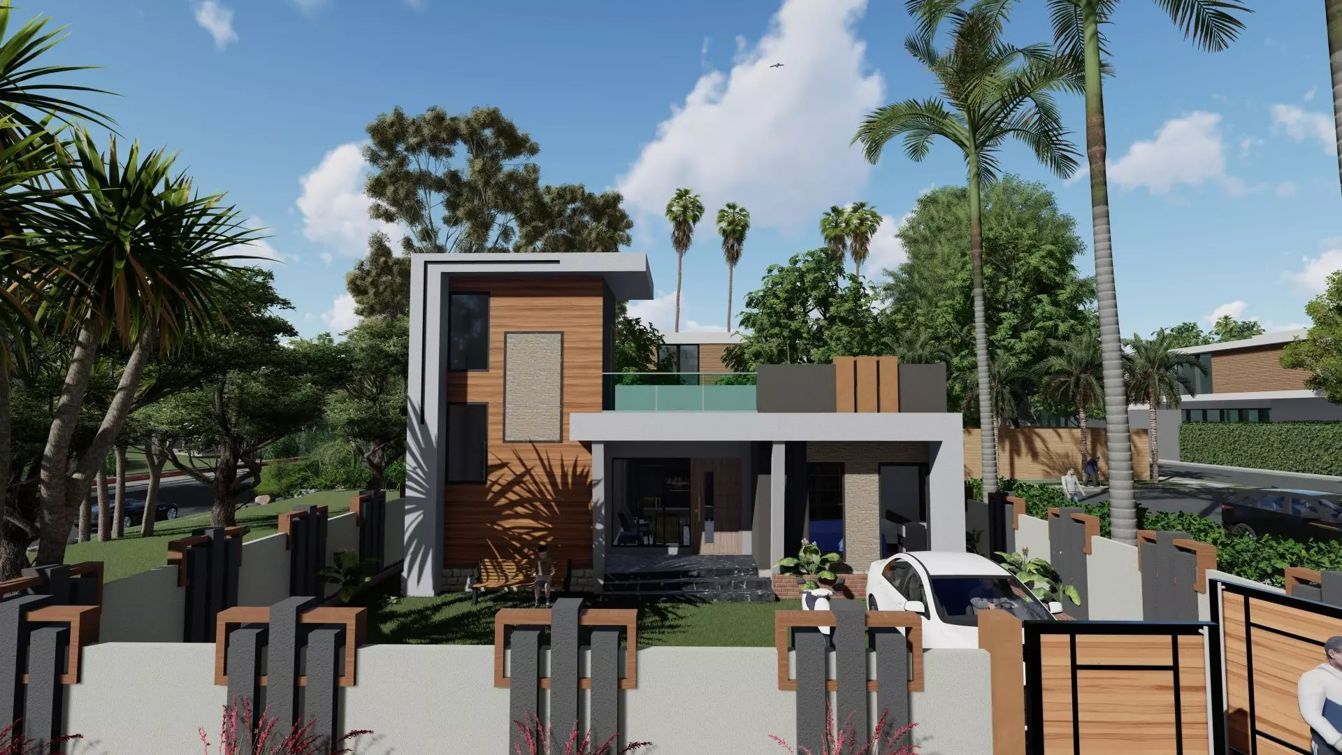 3BHK Residence 3D model_0