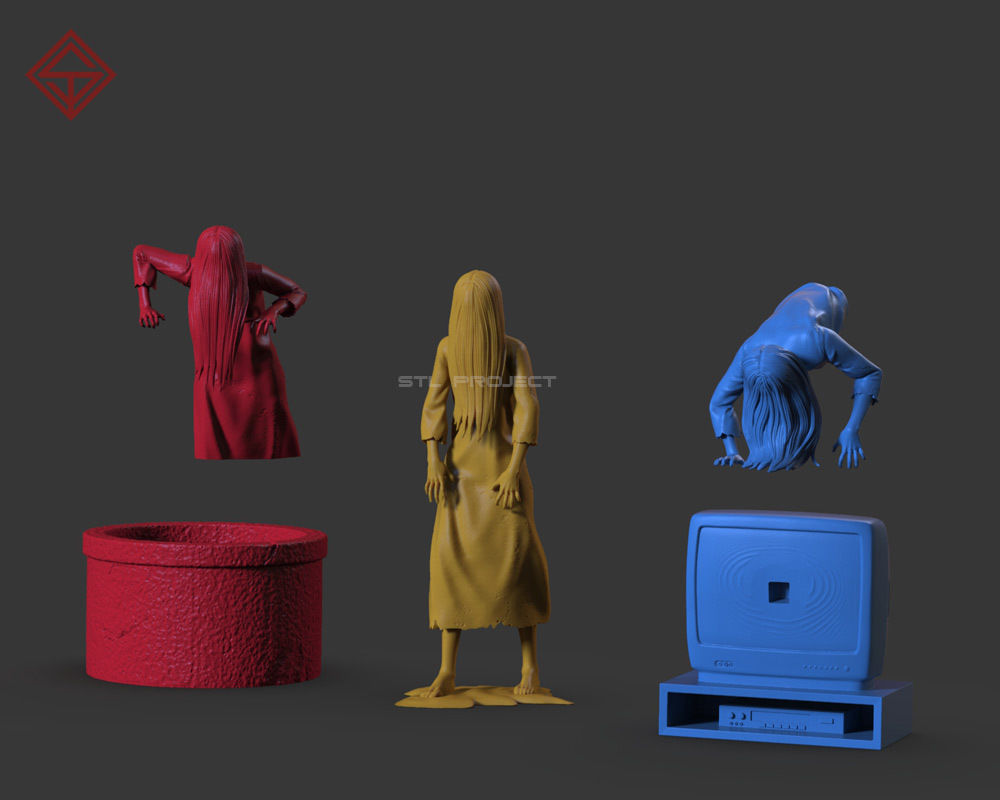 Sadako set - 3D model 3D printable | CGTrader