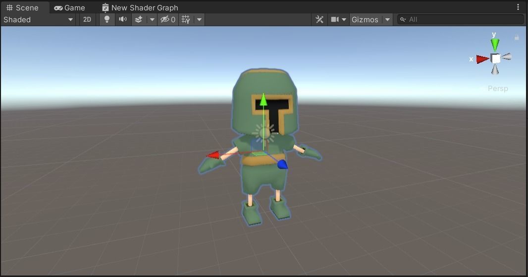 Green knight low-poly Low-poly 3D model_3