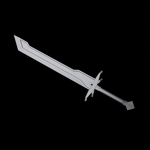 sword 3D model