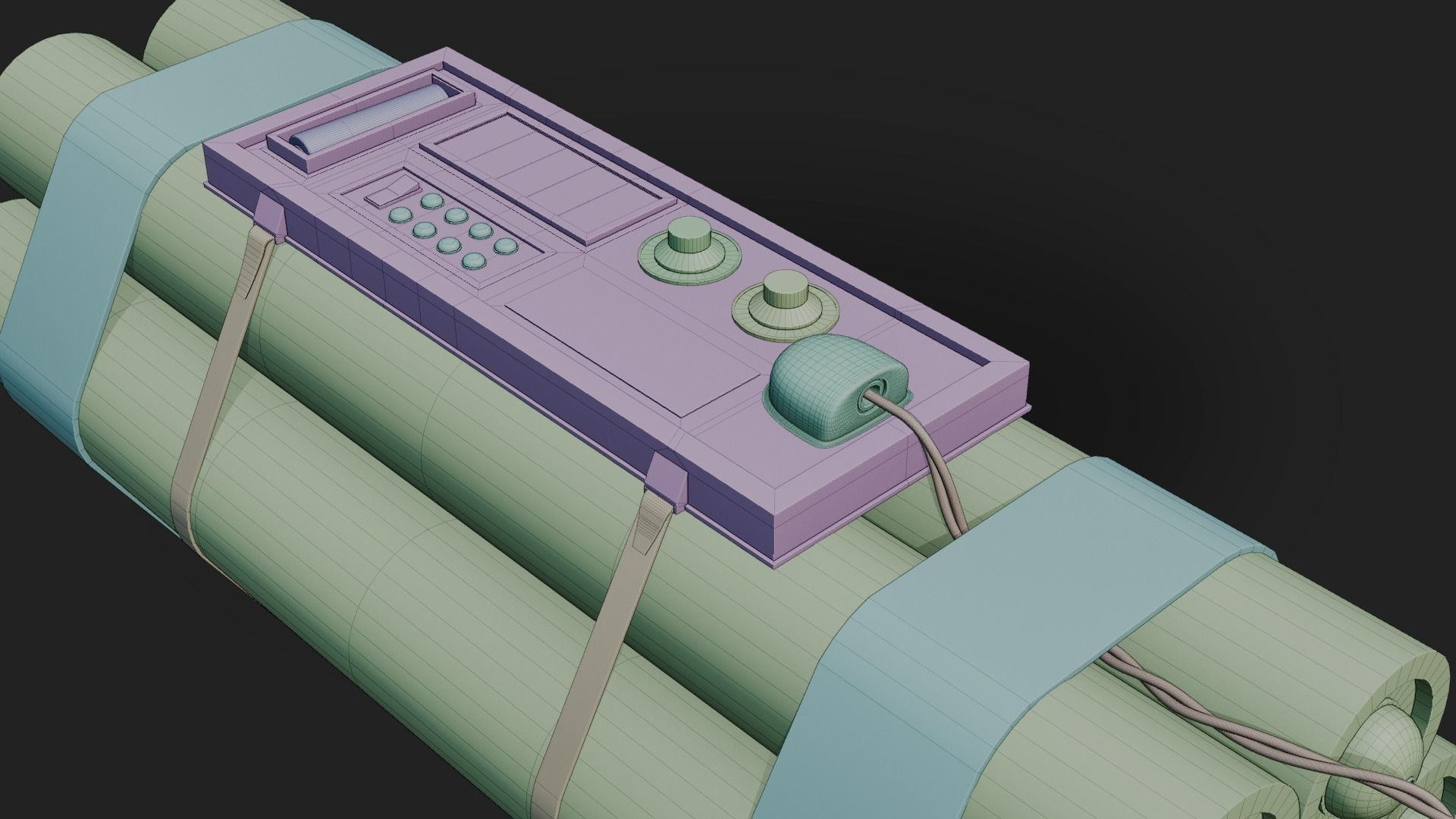 Improvised Explosive Device Free 3D model_6