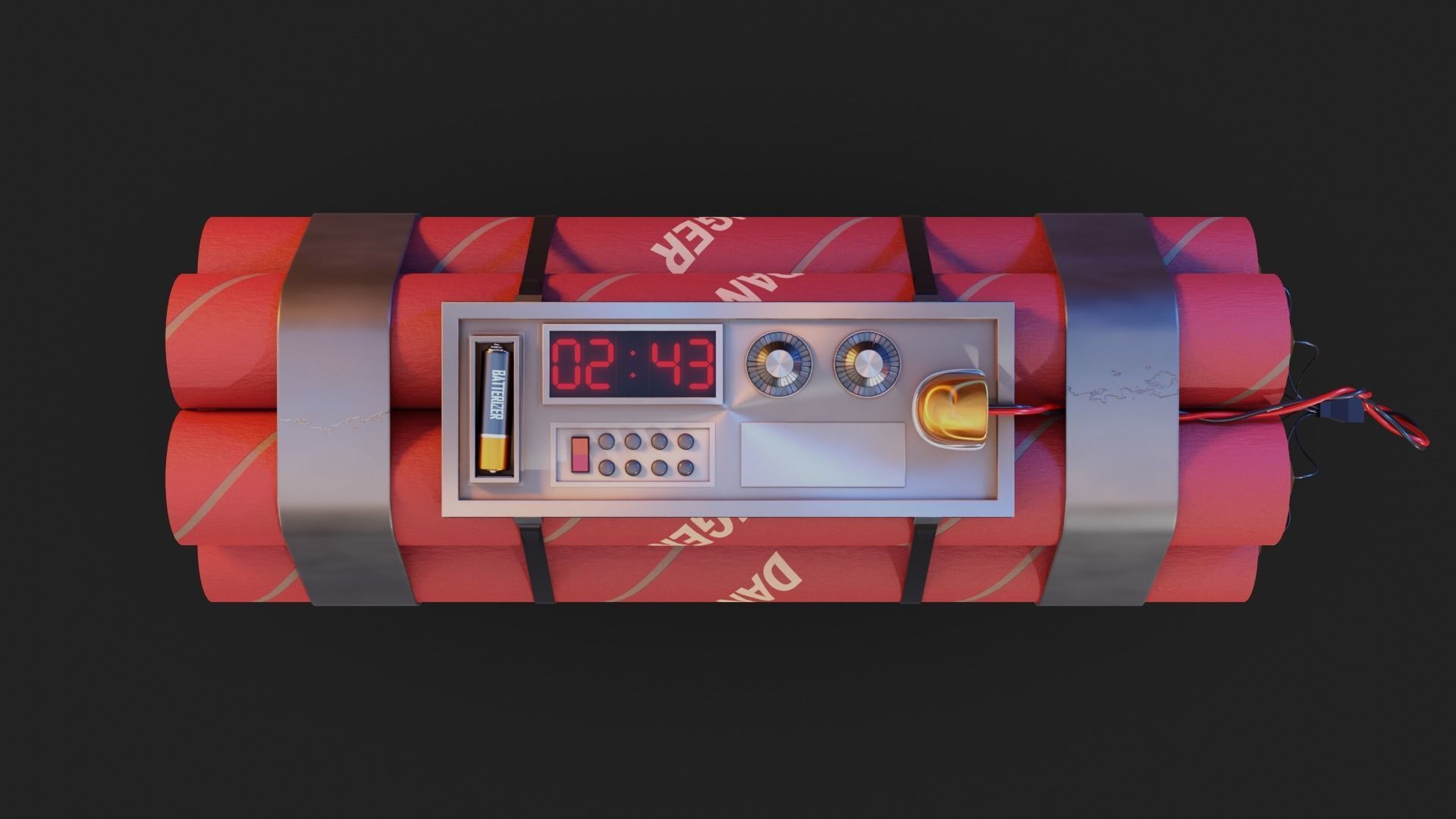 Improvised Explosive Device Free 3D model_2