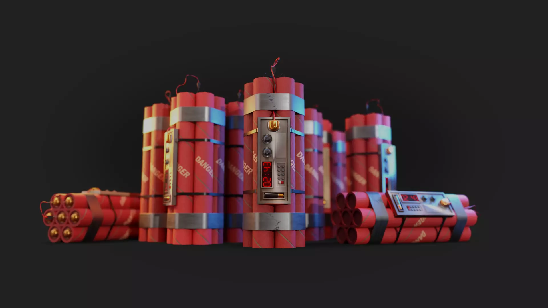 Improvised Explosive Device Free 3D model_0
