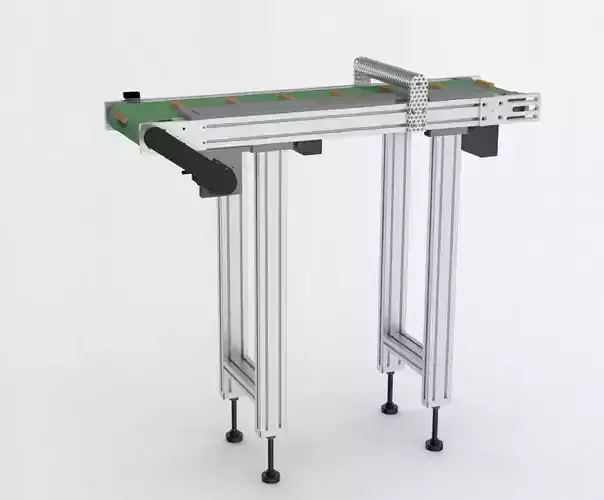 Special type belt machine 3D model