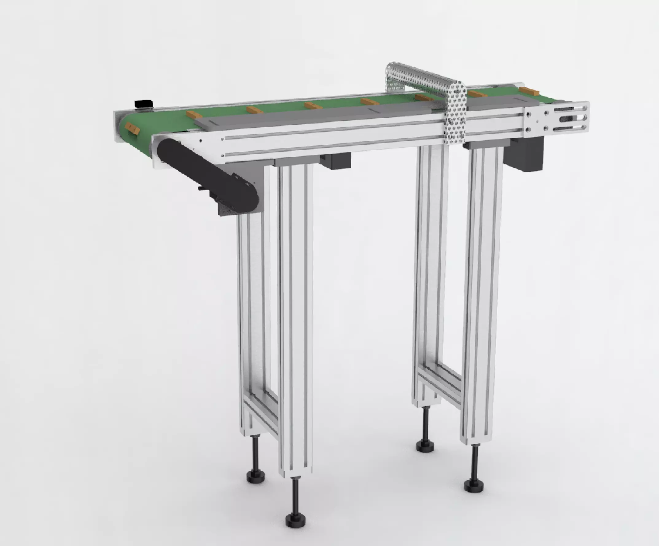 Special type belt machine 3D model_0