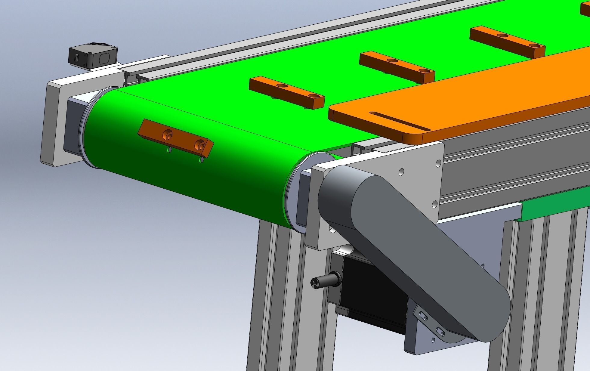 Special type belt machine 3D model_2