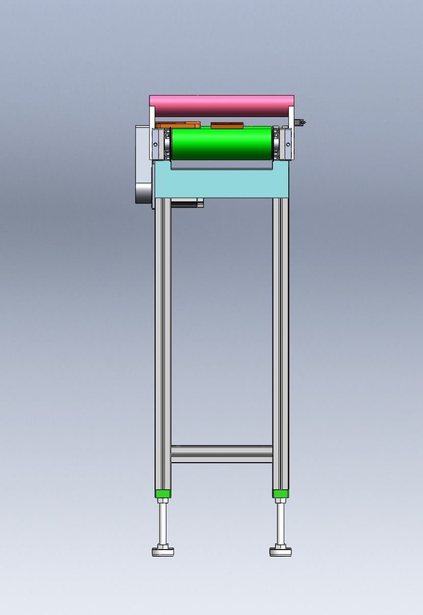 Special type belt machine 3D model_4