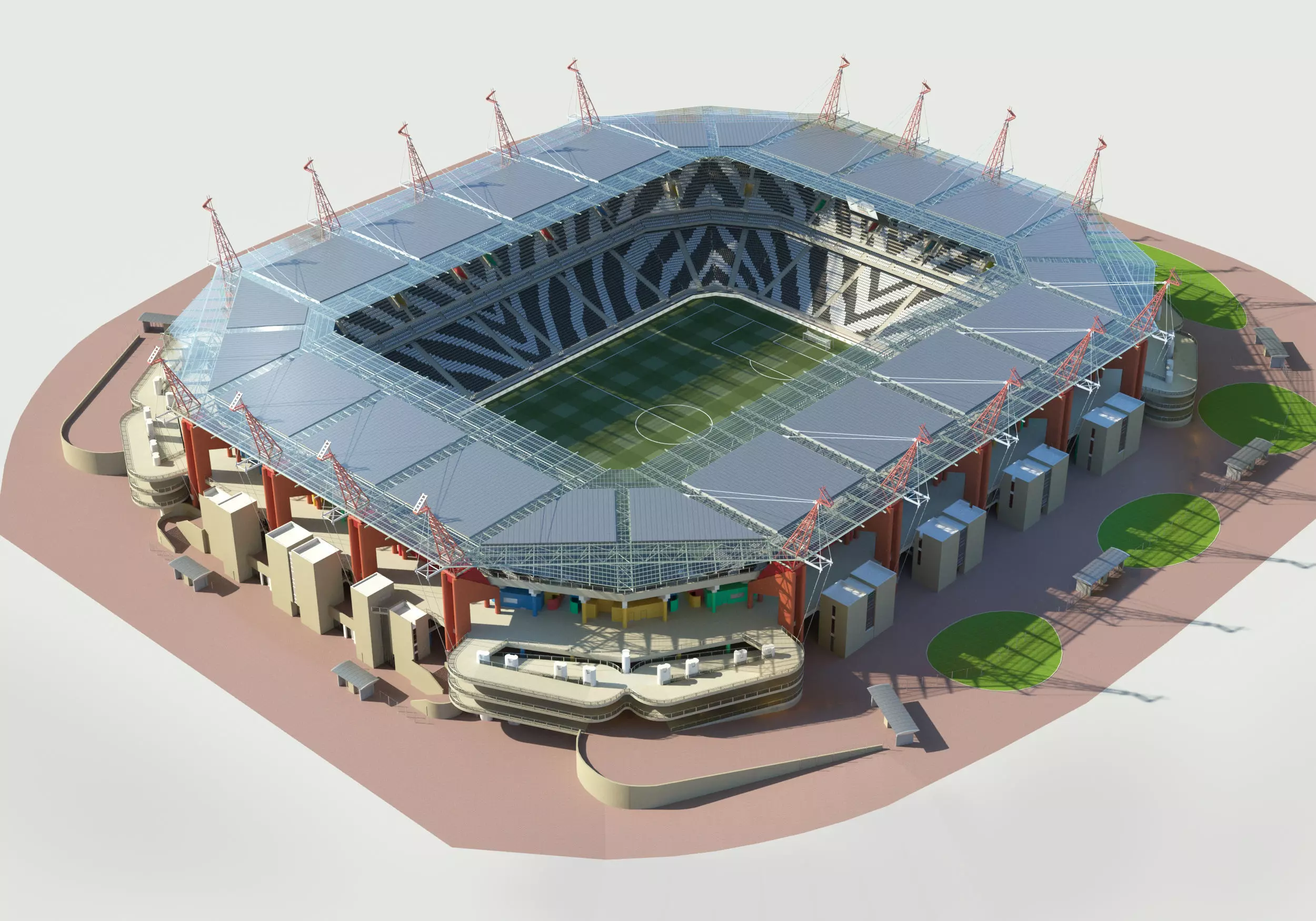Mbombela stadium 3D model_0