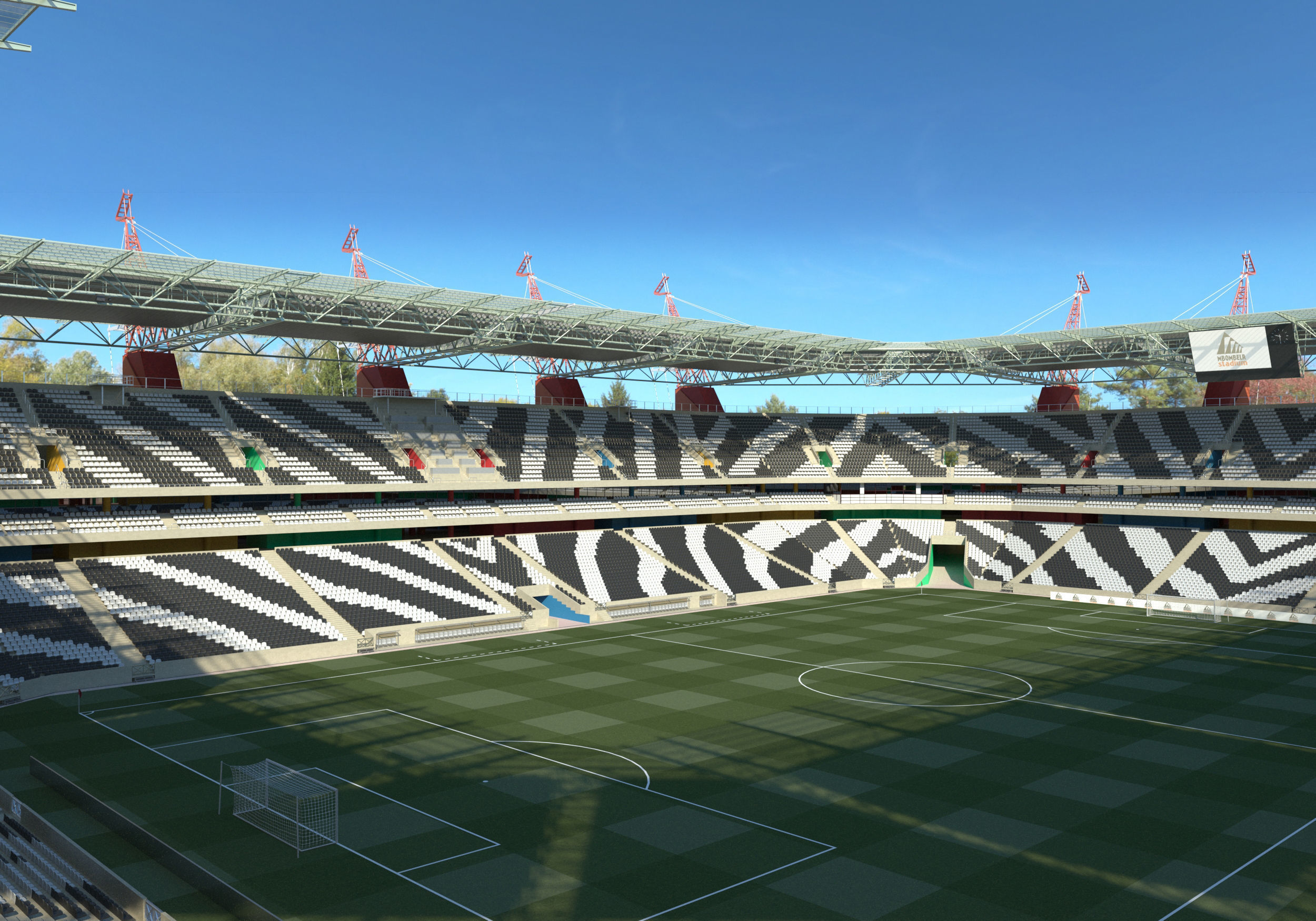 Mbombela stadium 3D model_2