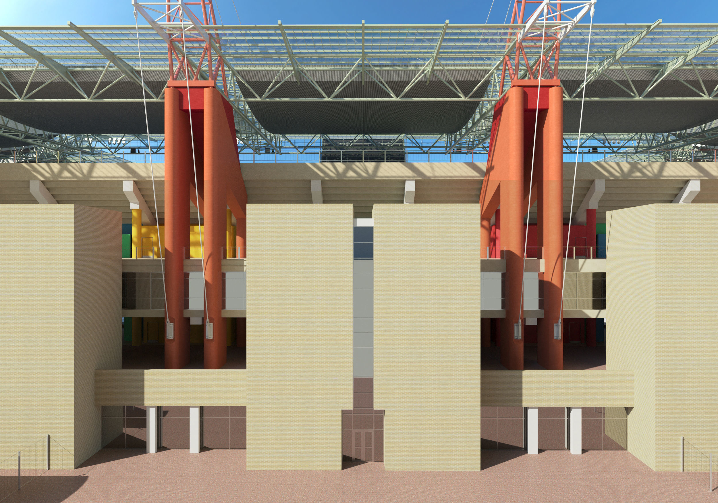 Mbombela stadium 3D model_8