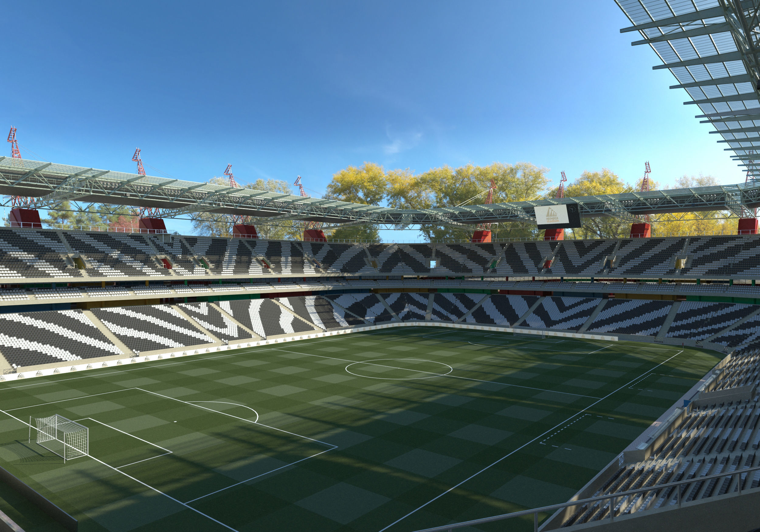 Mbombela stadium 3D model_3