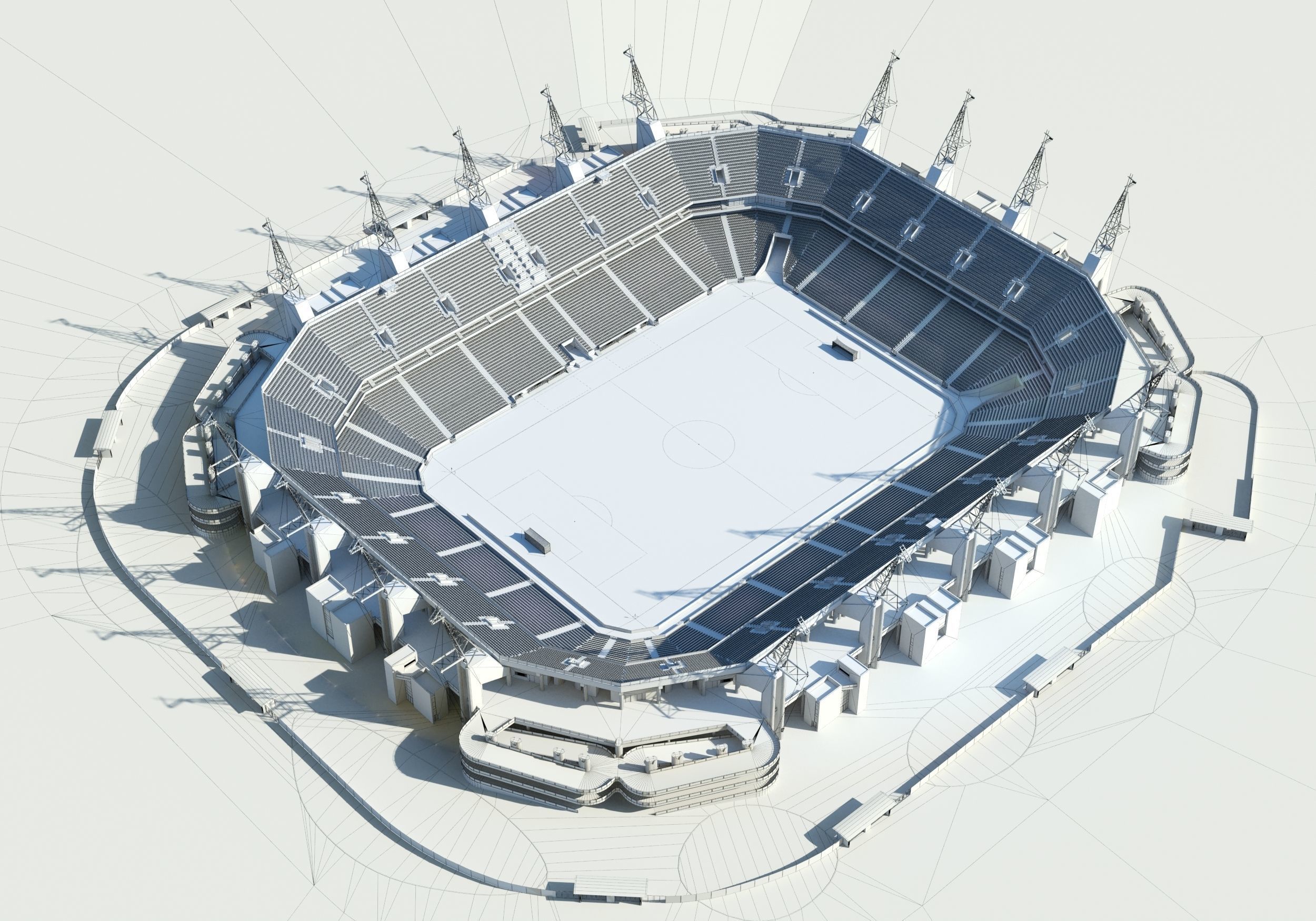 Mbombela stadium 3D model_11