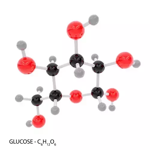 Glucose - Molecule 3D model
