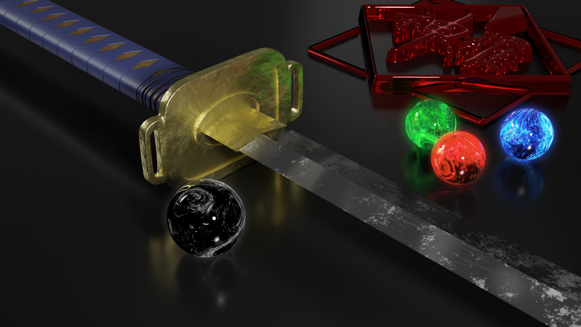 Masamune Sword - Final Fantasy VII Remake 3D model_4