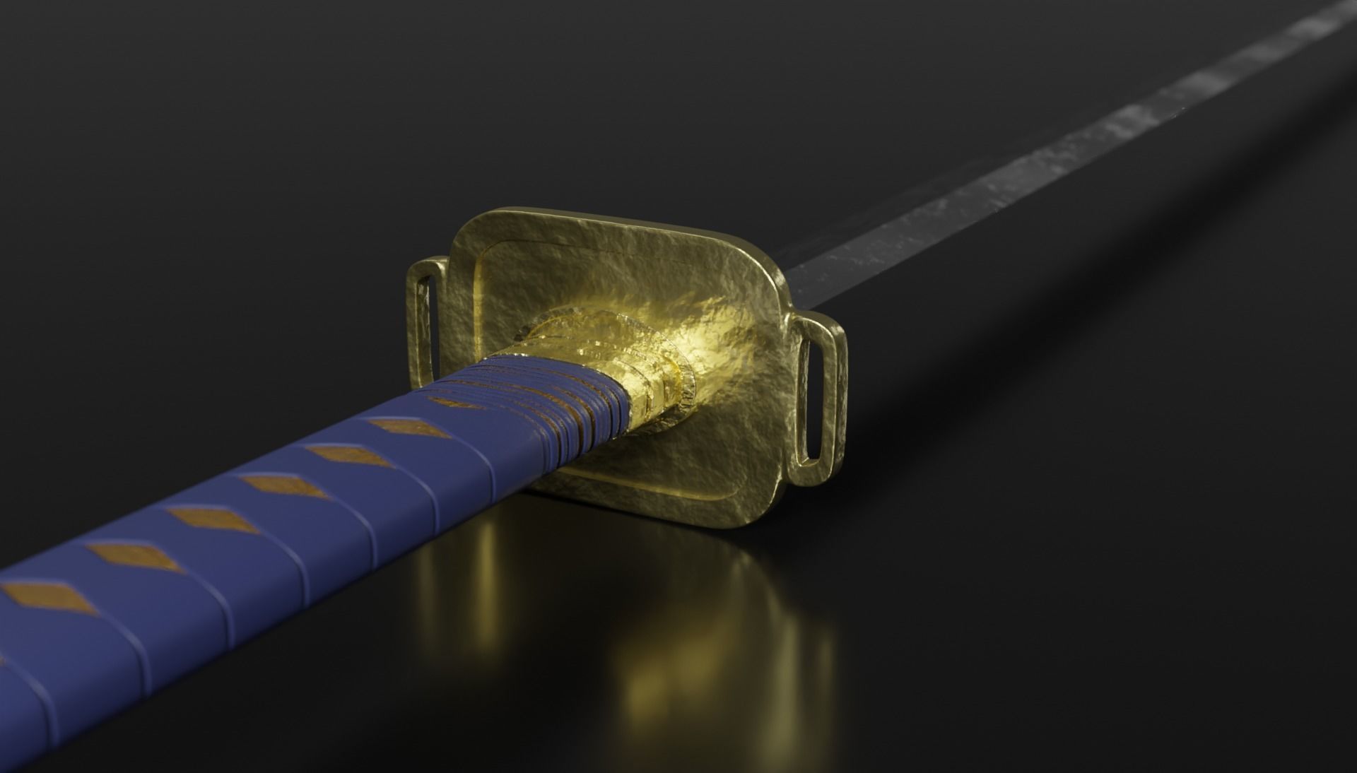 Masamune Sword - Final Fantasy VII Remake 3D model_7