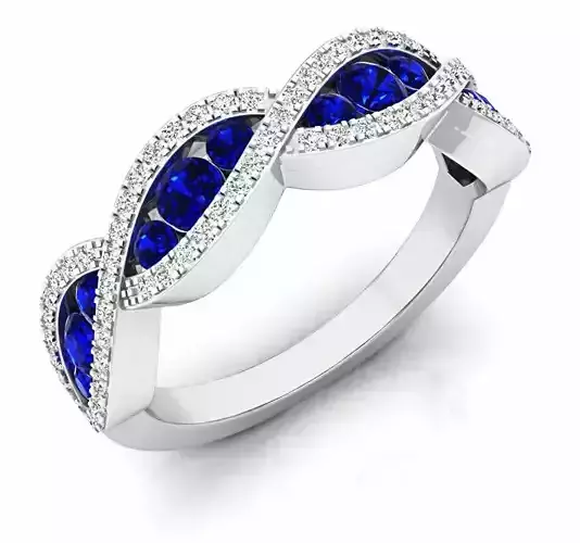 Diamond jewelry ring for woman