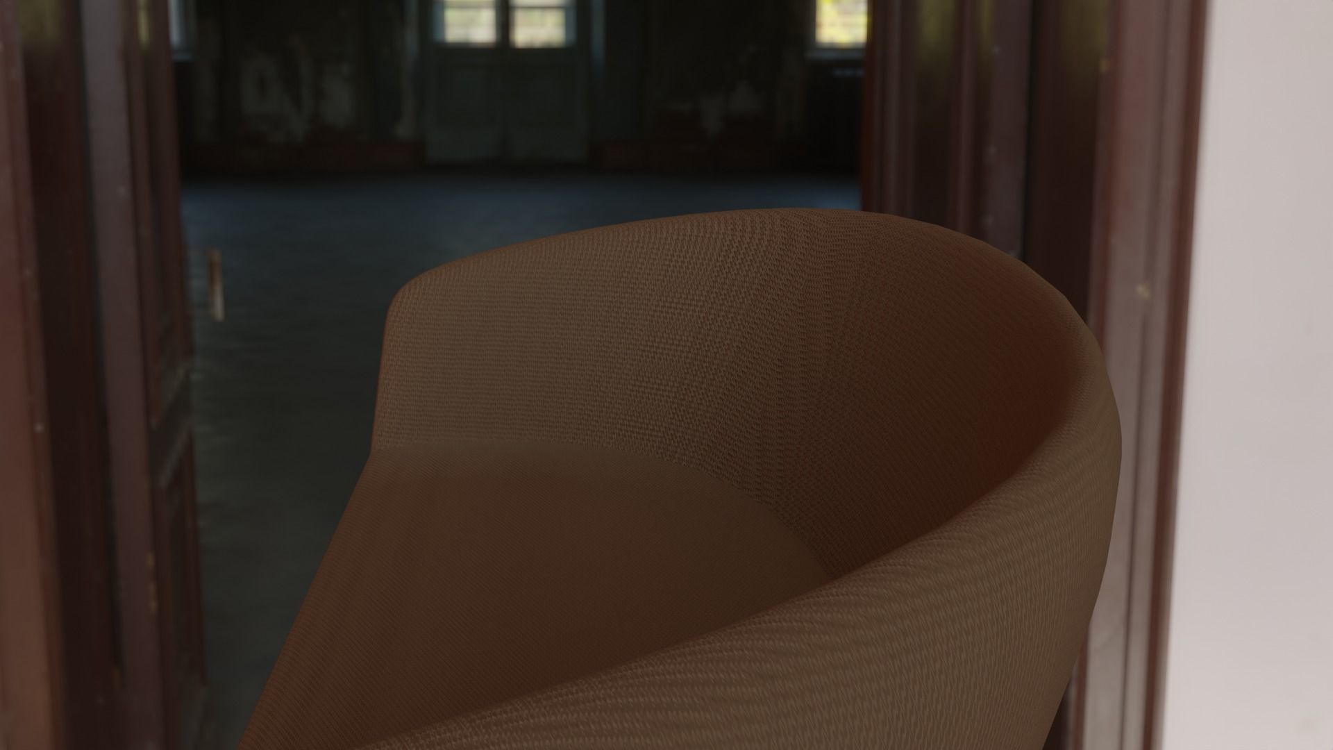 Modern Furniture Set Low-poly 3D model_8