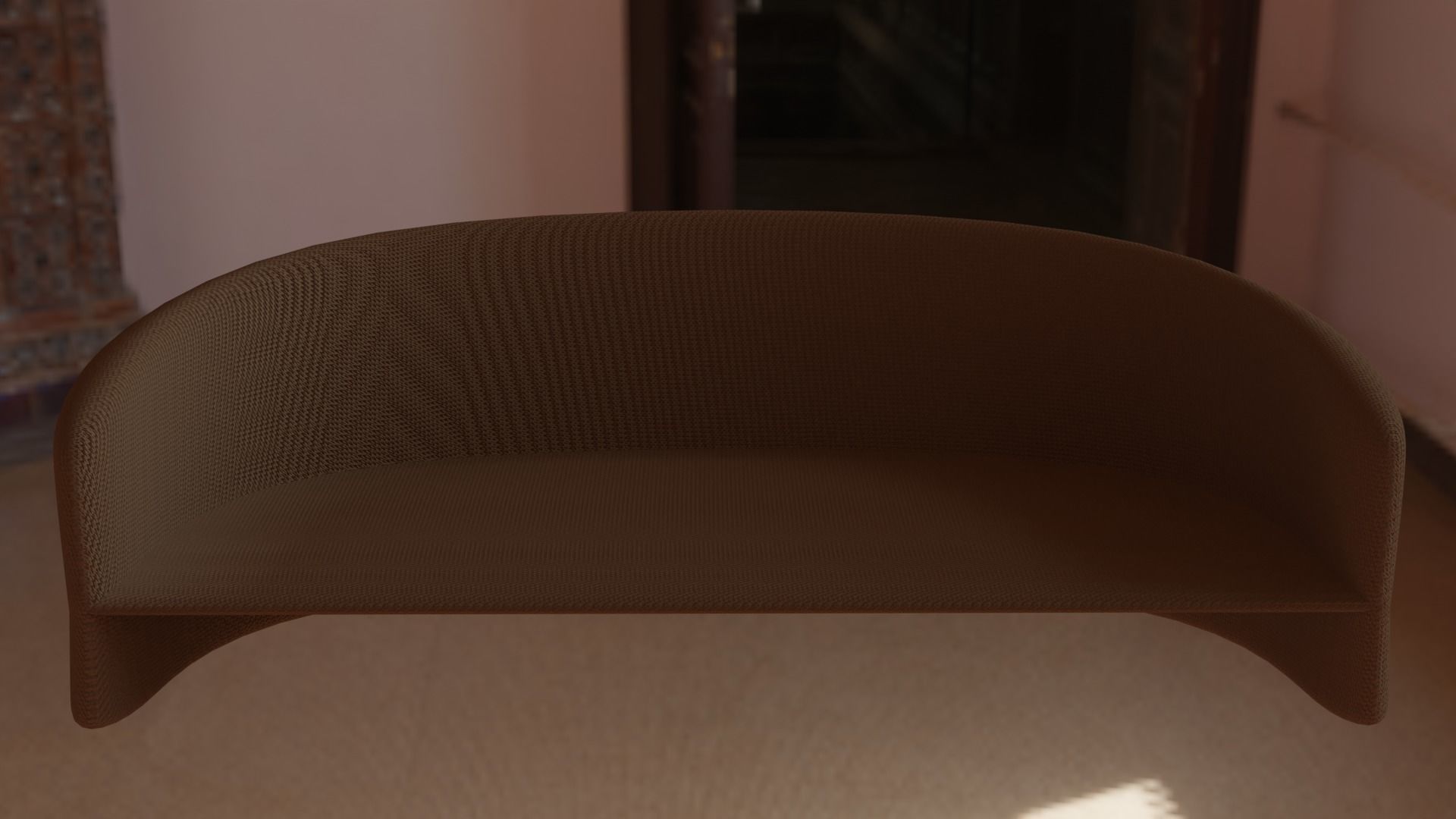 Modern Furniture Set Low-poly 3D model_6