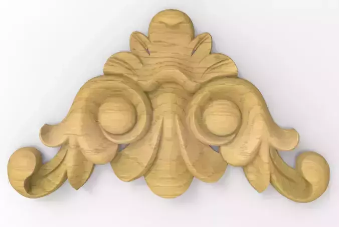 Floral Wood Carving for Furniture - 53