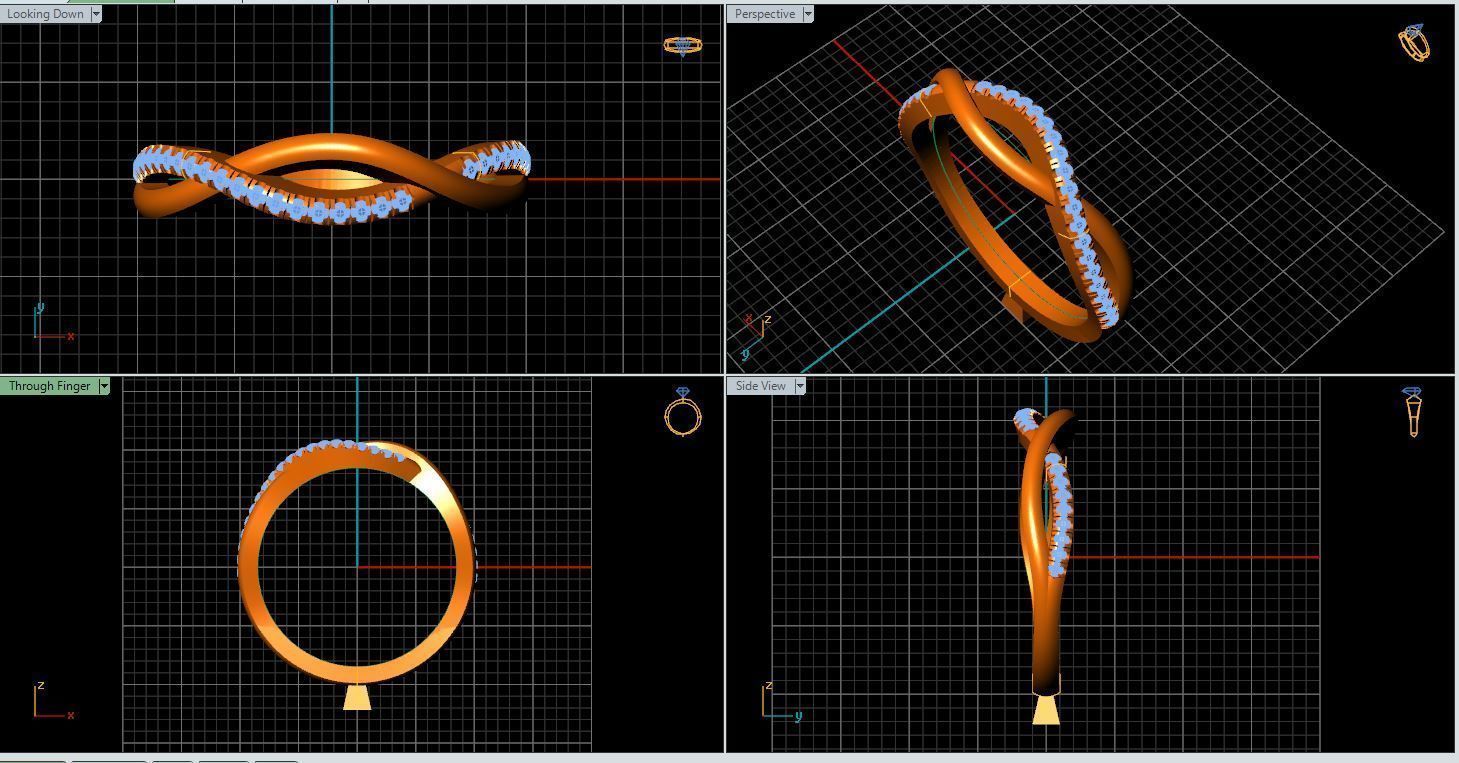 Ring forever 3D print model_4