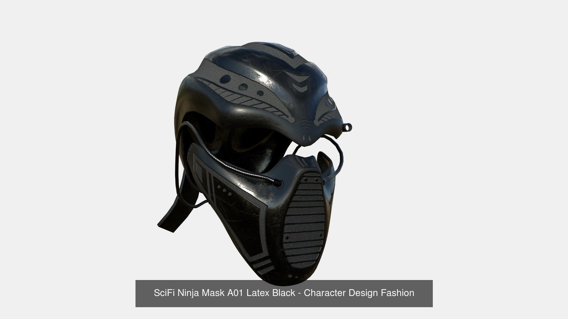 10 SciFi Ninja Mask A Collection - Character Design Fashion _1