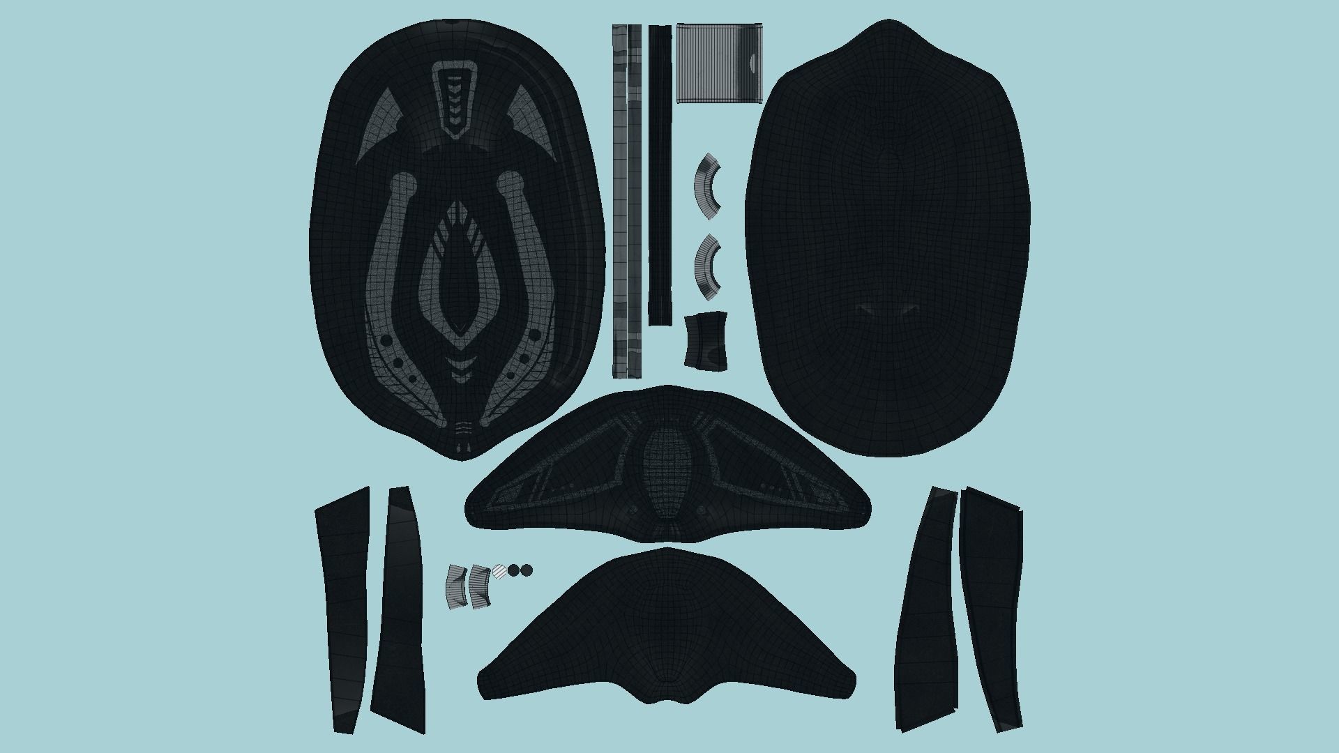 10 SciFi Ninja Mask A Collection - Character Design Fashion _71