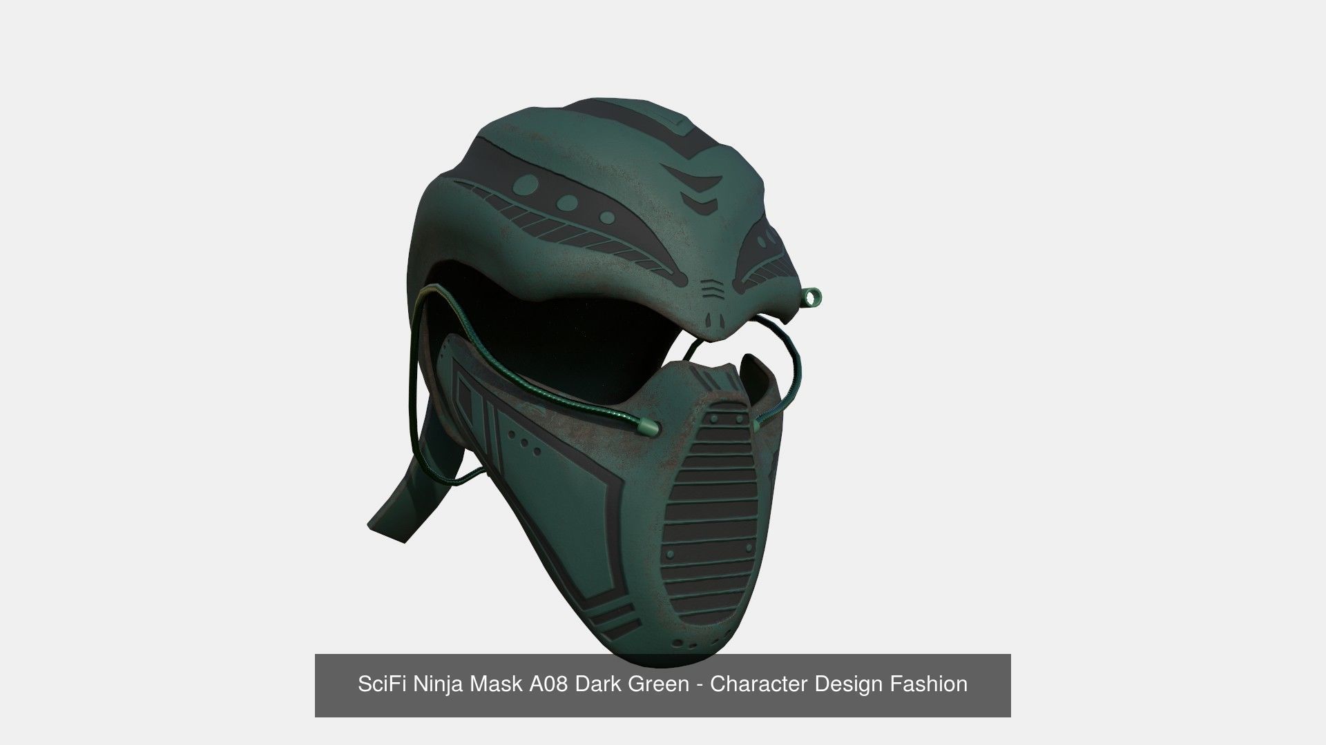 10 SciFi Ninja Mask A Collection - Character Design Fashion _8