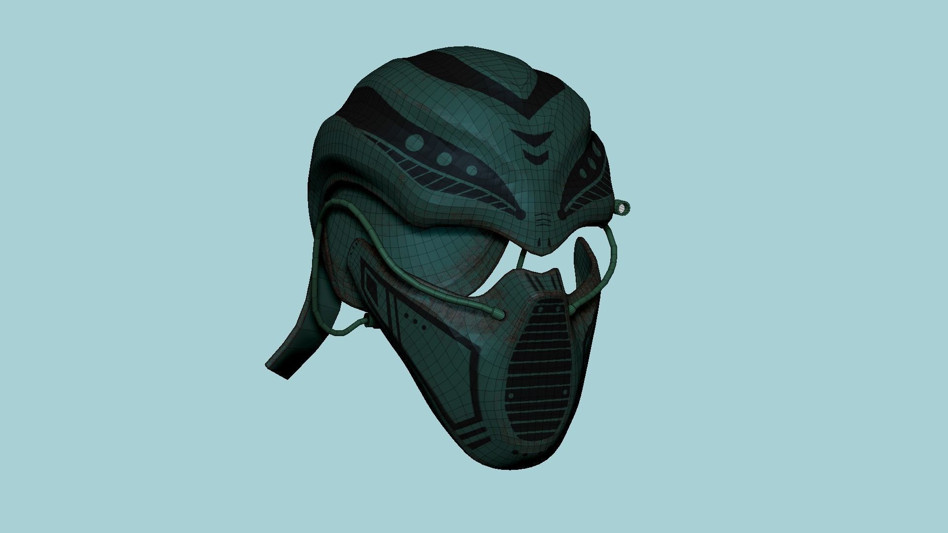 10 SciFi Ninja Mask A Collection - Character Design Fashion _81