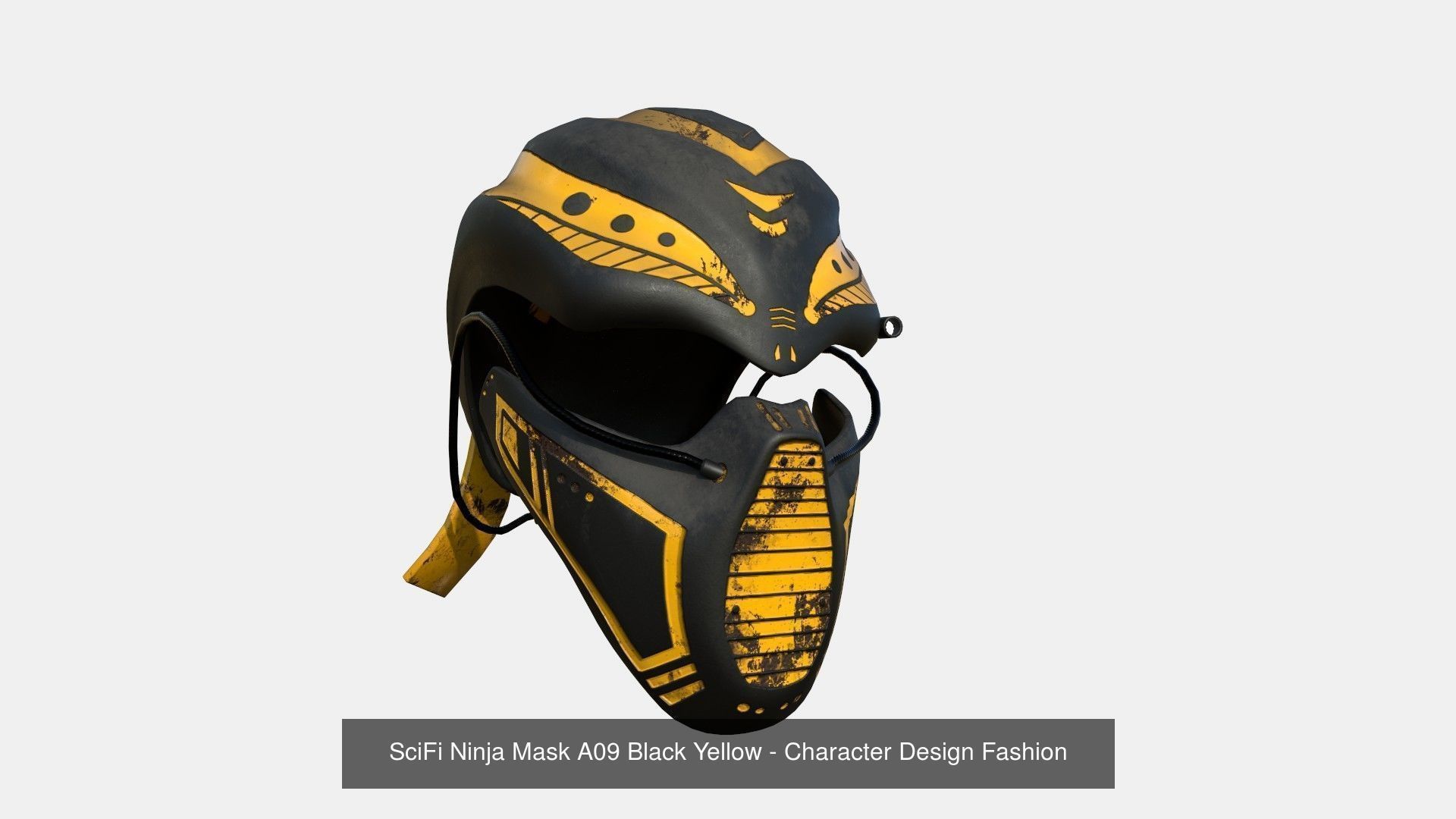 10 SciFi Ninja Mask A Collection - Character Design Fashion _9