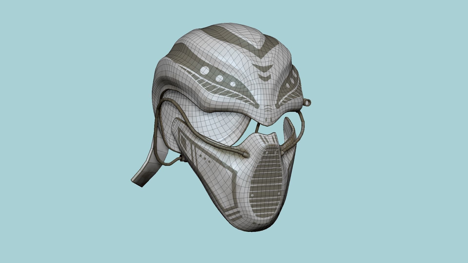 10 SciFi Ninja Mask A Collection - Character Design Fashion _78