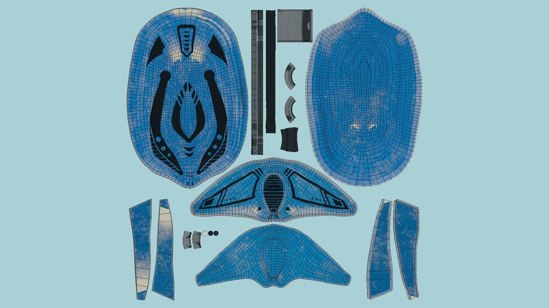 10 SciFi Ninja Mask A Collection - Character Design Fashion _76