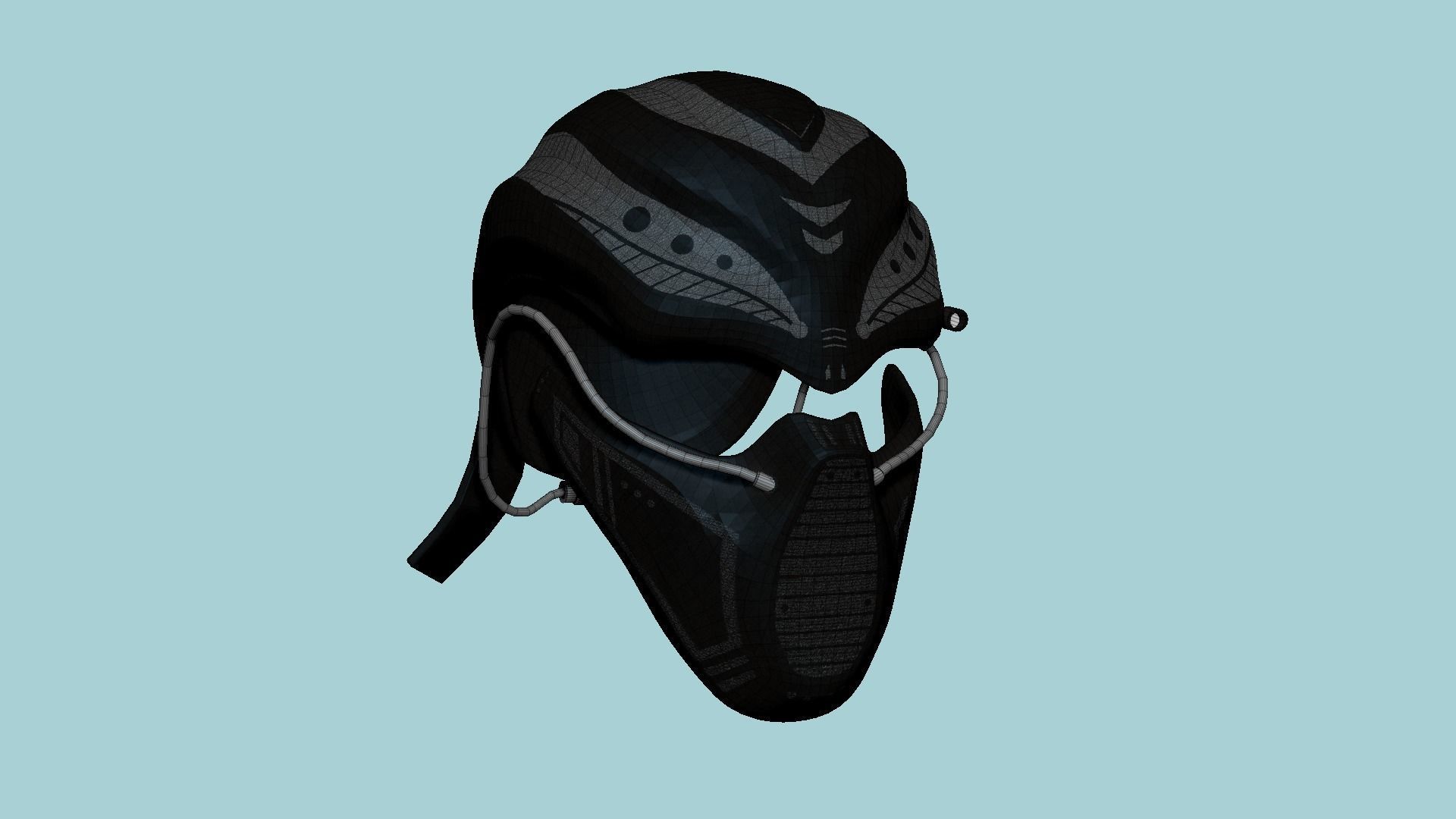 10 SciFi Ninja Mask A Collection - Character Design Fashion _65