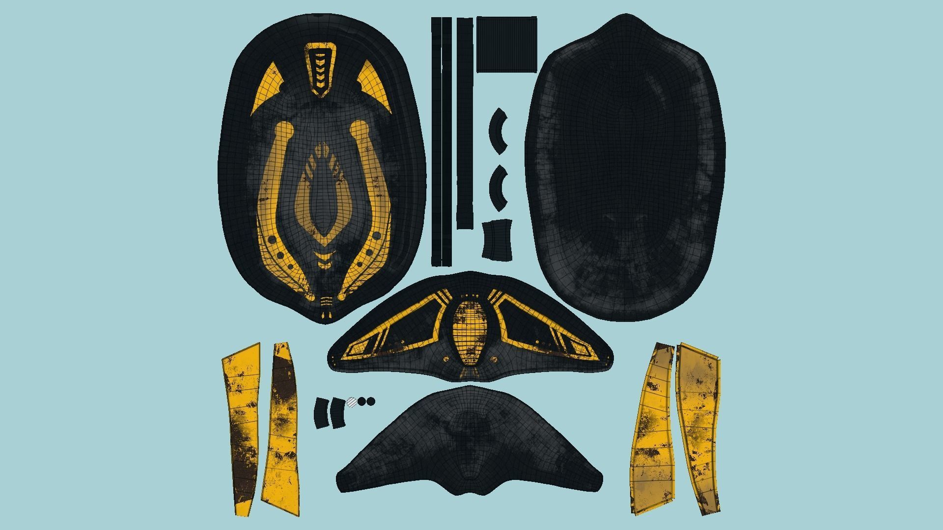 10 SciFi Ninja Mask A Collection - Character Design Fashion _62