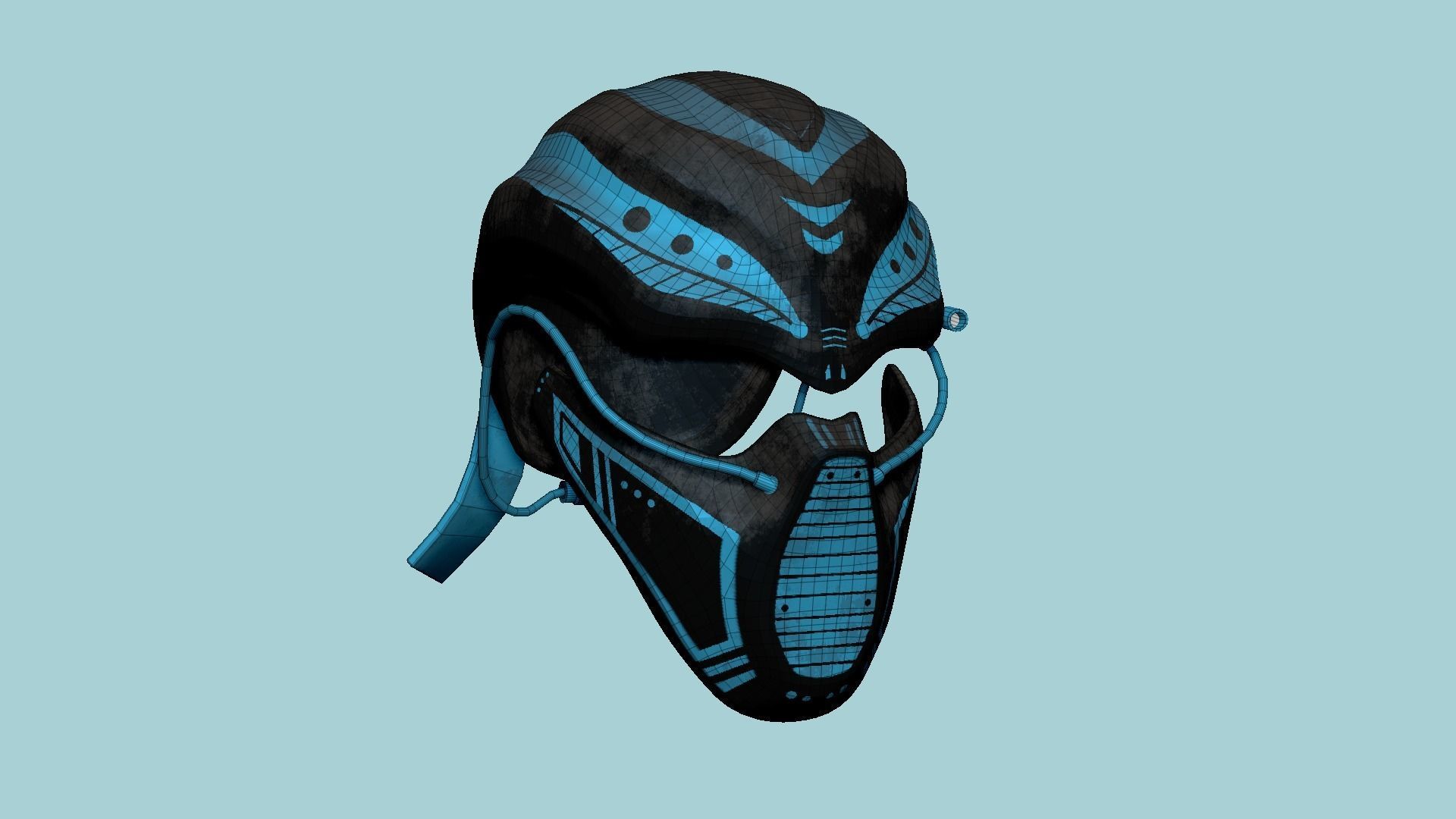 10 SciFi Ninja Mask A Collection - Character Design Fashion _67