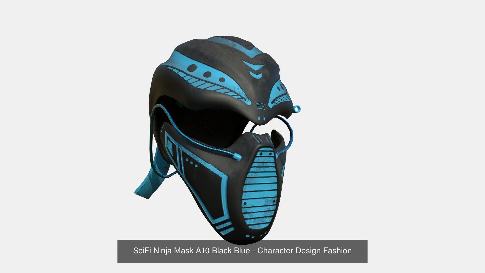10 SciFi Ninja Mask A Collection - Character Design Fashion _10