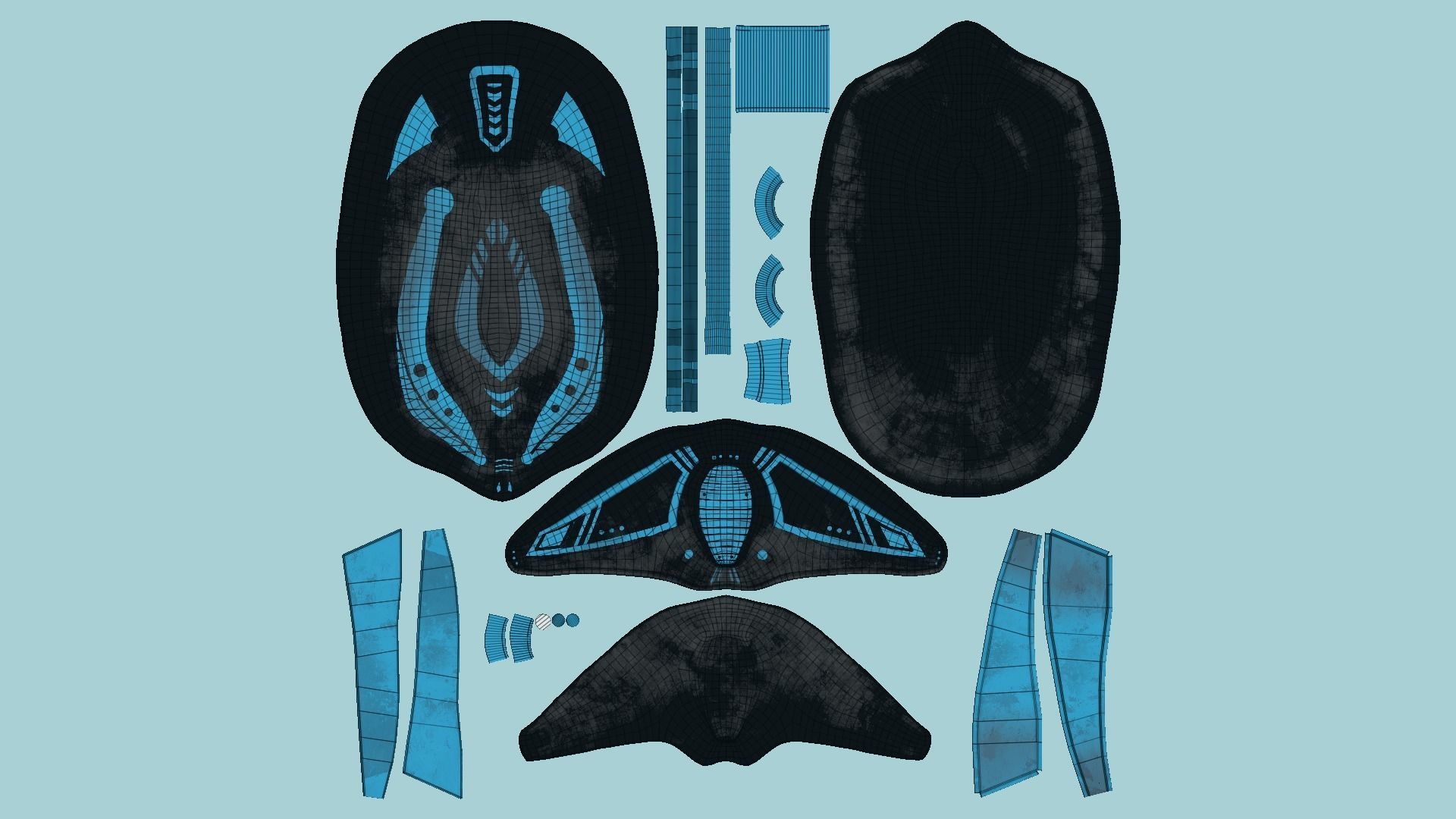 10 SciFi Ninja Mask A Collection - Character Design Fashion _61