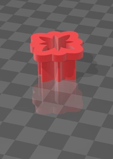 Flower clay cutter Free 3D print model_3