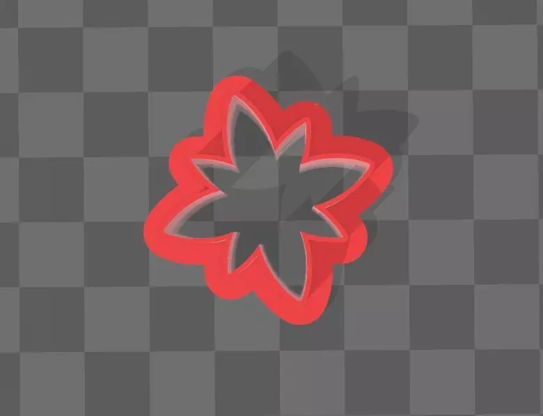 Flower clay cutter Free 3D print model_0