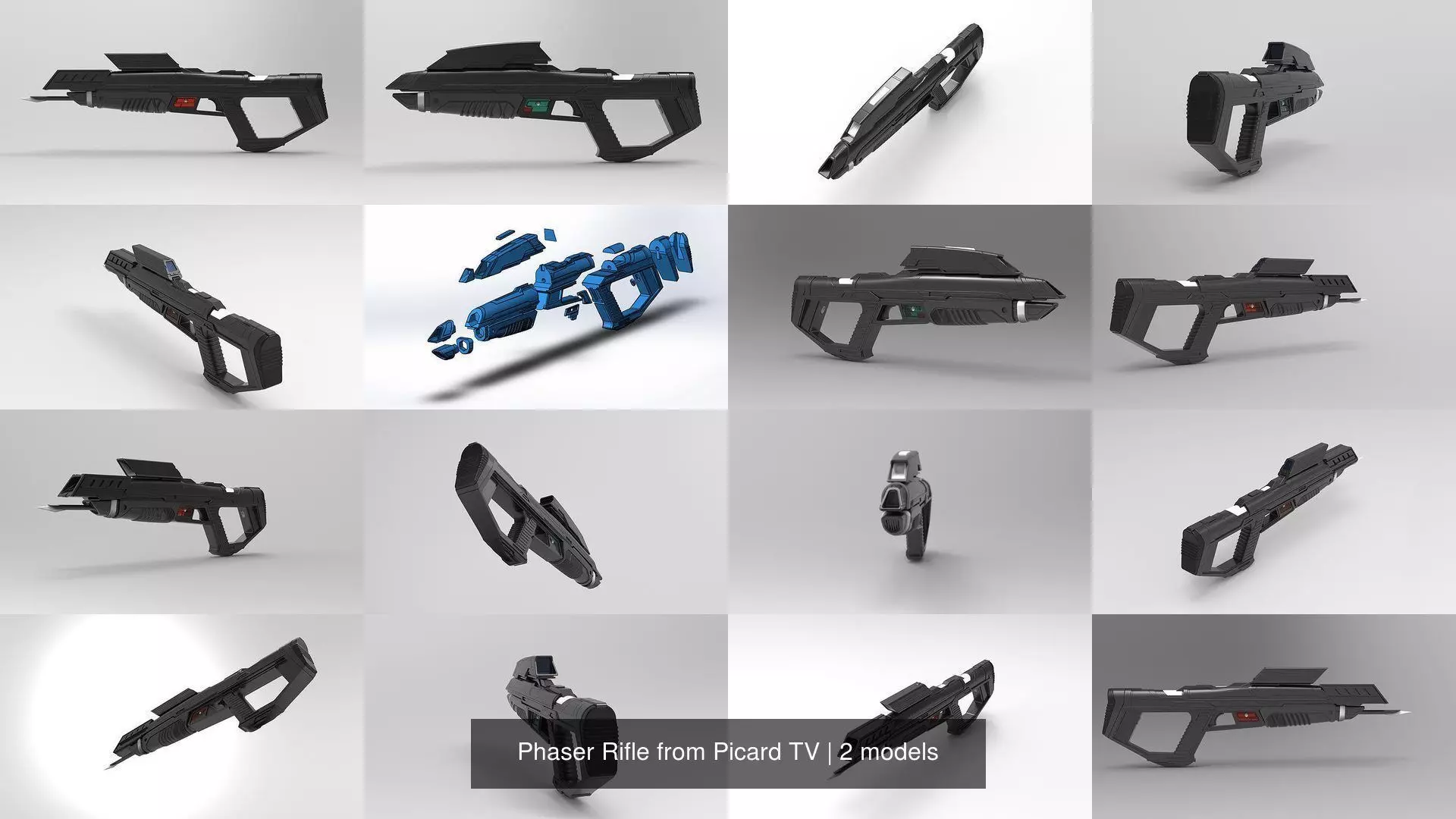 Phaser Rifle from Picard TV 3D Model Collection_0