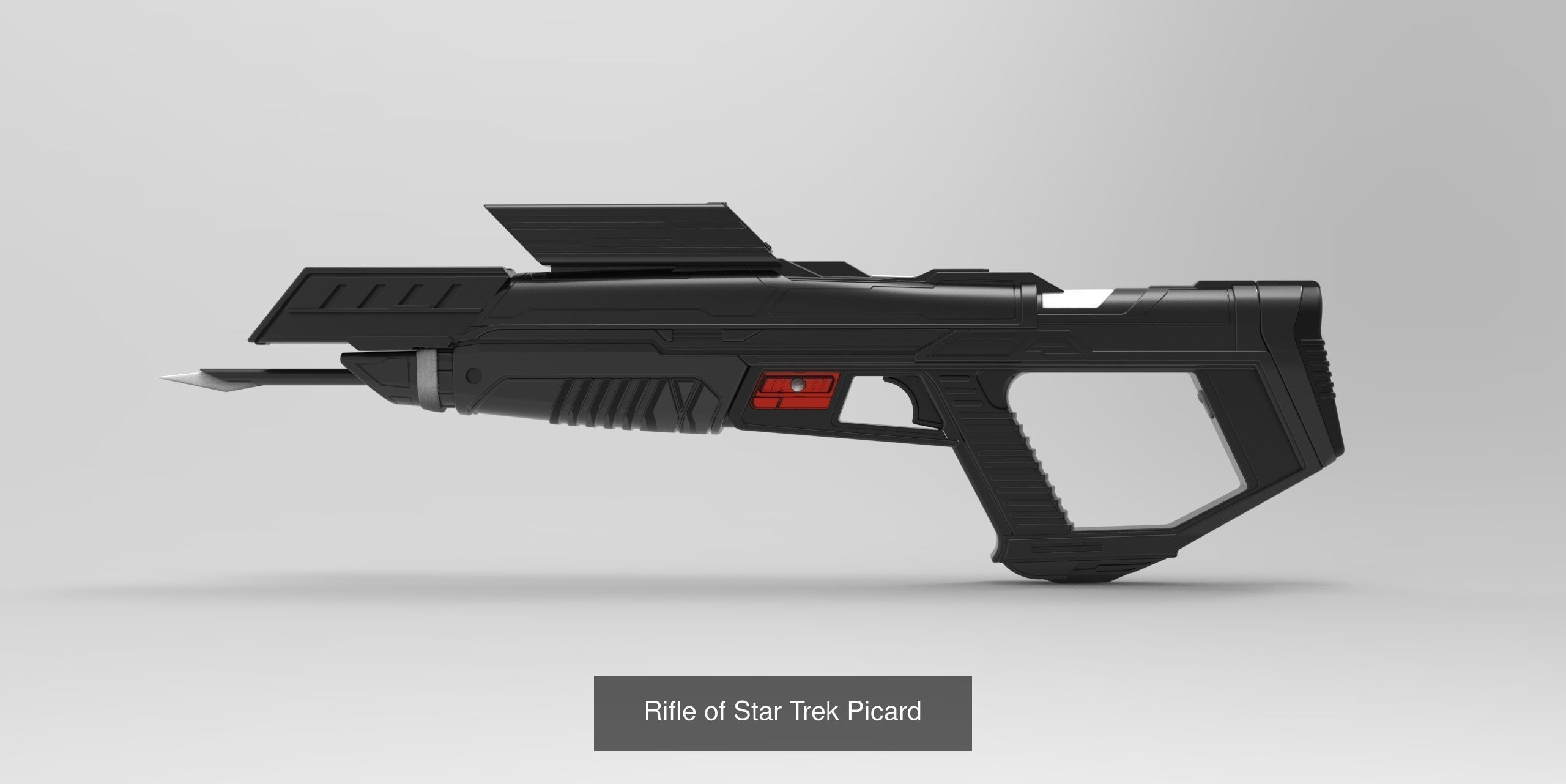 Phaser Rifle from Picard TV 3D Model Collection_1