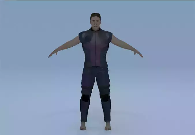 Hawkeye outfit 3D model