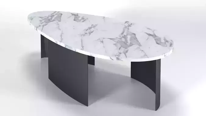 Coffe Table White Marble
