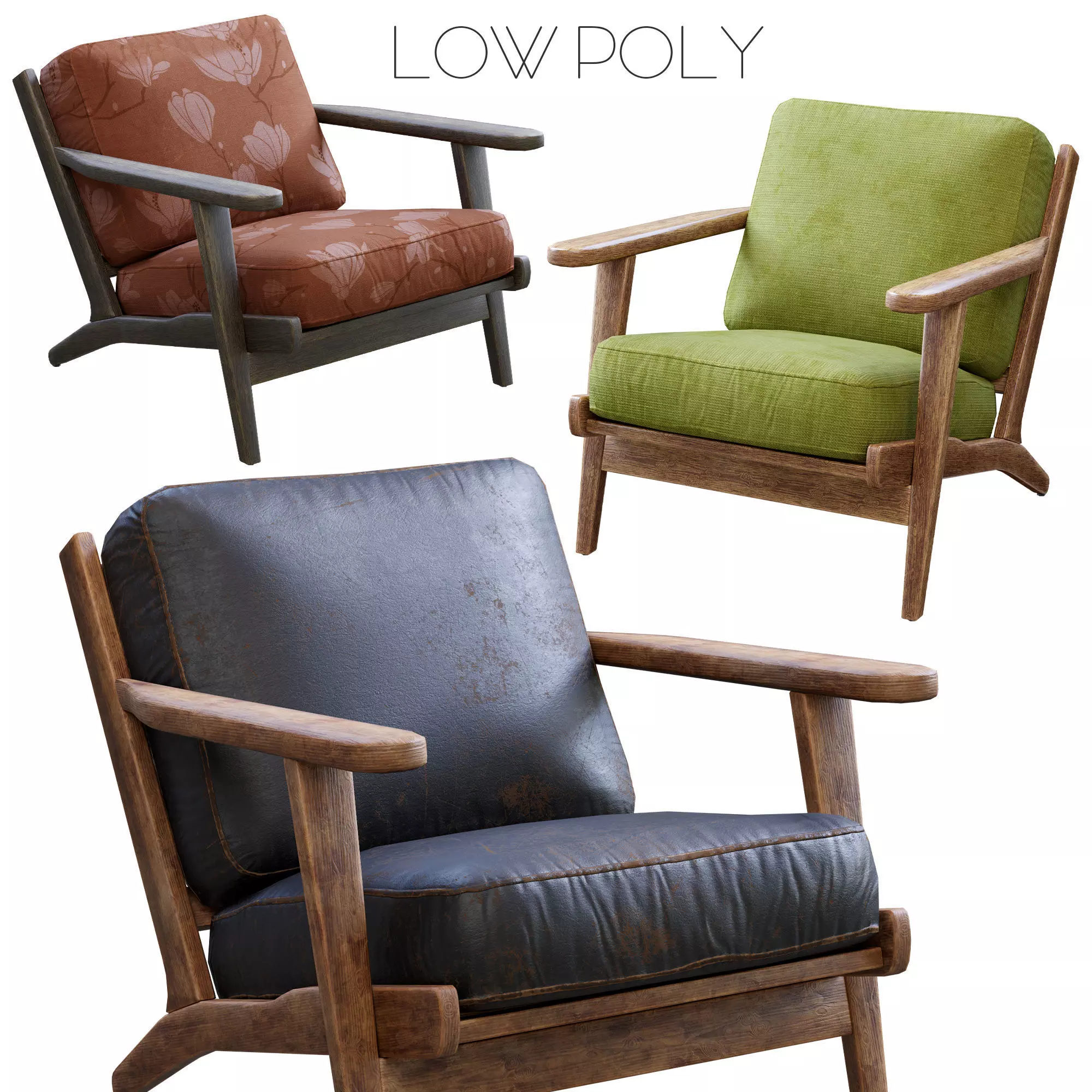 RAYLAN ARMCHAIR 3D model