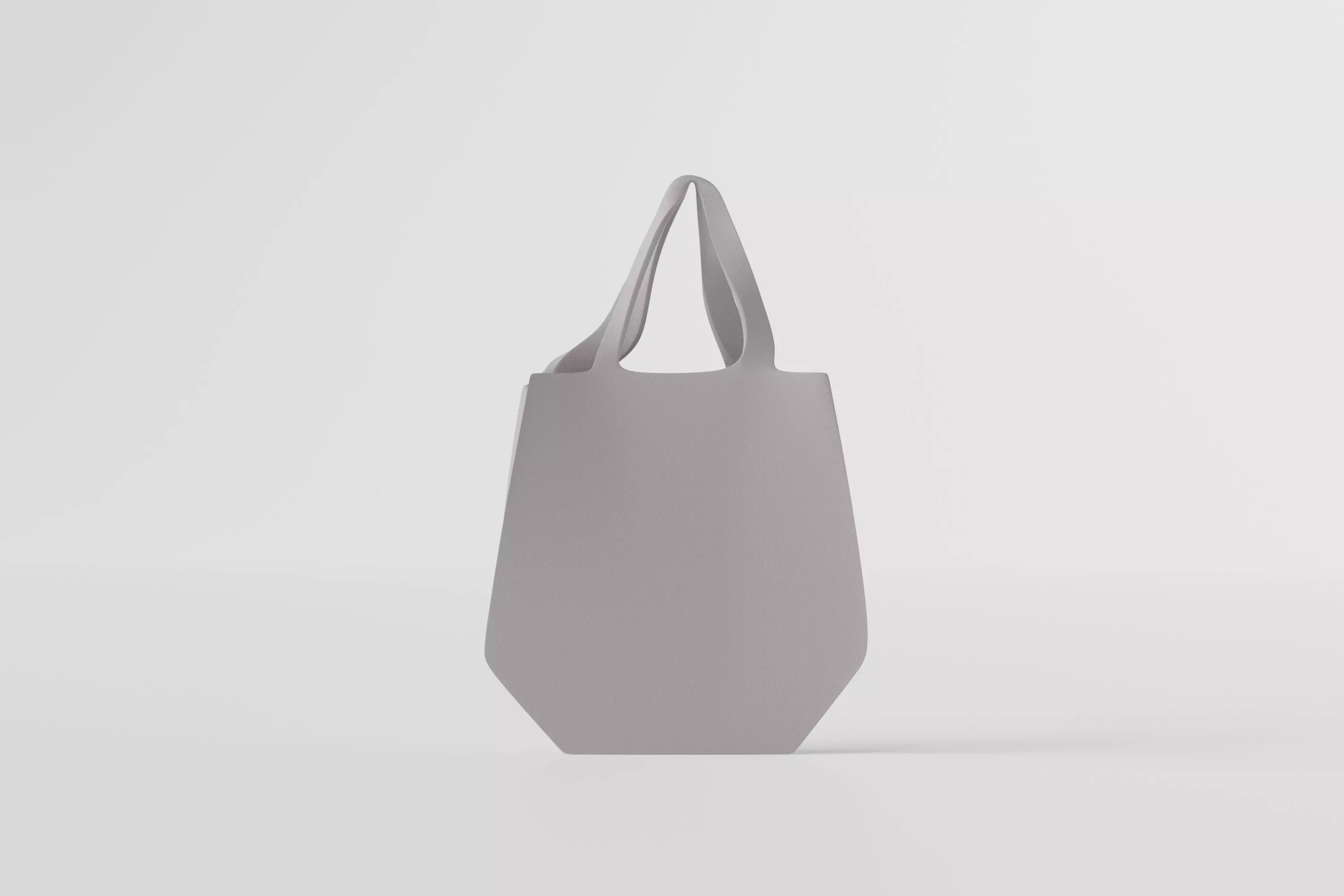 Tote Bag Low-poly 3D model_0